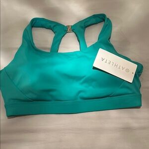 2 Athleta green and red Sports Bra Racerback Moisture-Wicking